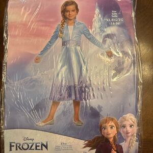 Disney Frozen Elsa Kids Costume - Light Blue and Purple